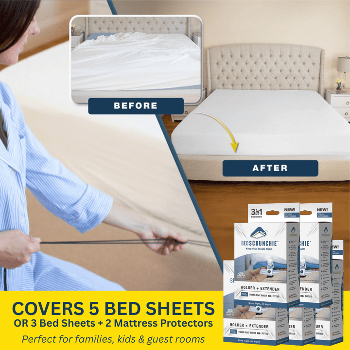 Bed Sheet Holder | Tightener | Extender | Fitted Sheet - Bed Scrunchie BedScrunchie.com Bed Sheet Holder | Tightener | Extender | Fitted Sheet - Bed Scrunchie BedScrunchie.com