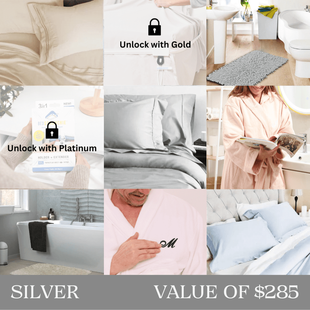 Shop LC Silver Bed Scrunchie 360? Fitted Sheet Tightener Bed Sheet Holder Straps Extender Gifts, Size: One Size