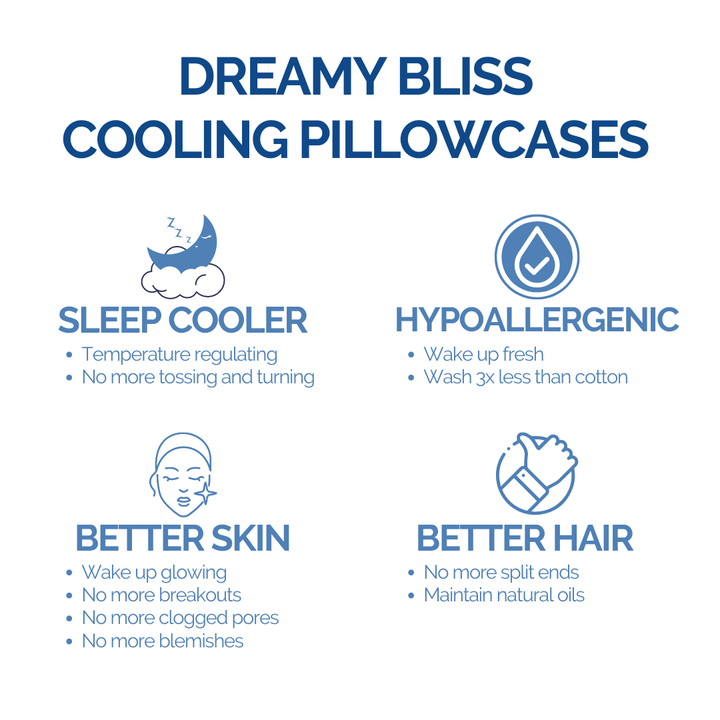 Dreamy Bliss Cooling Pillowcases
