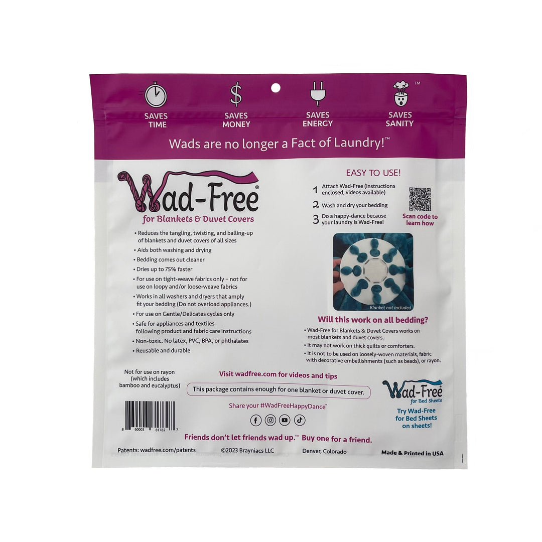 Wad-Free for Blankets & Duvet Covers - NEW!