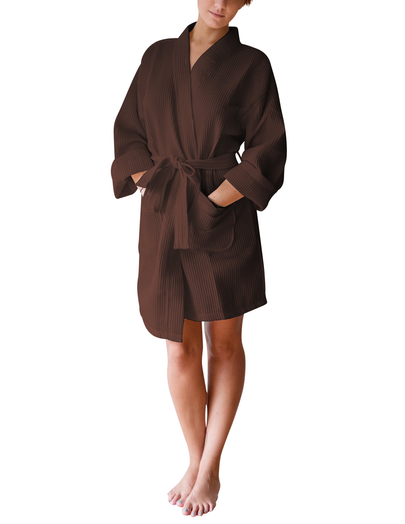 Scrunch Robe Rebecca Kimono Waffle Robe - Elegant Loungewear – BedScrunchie.com